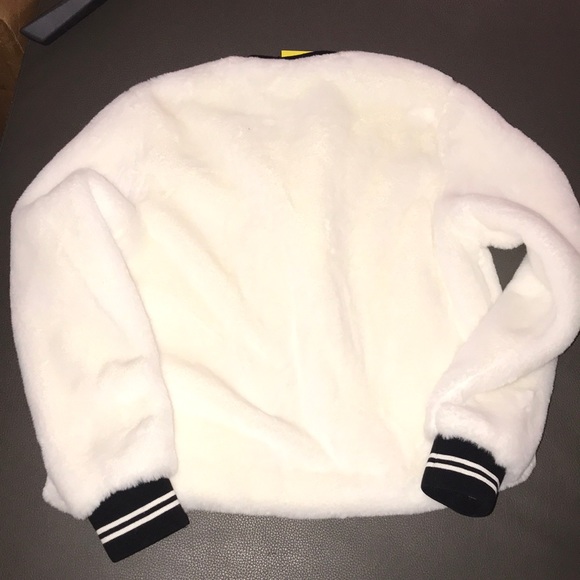 NWT DISNEY Faux Fur Mickey Mouse 90 Years Jacket - Picture 5 of 9